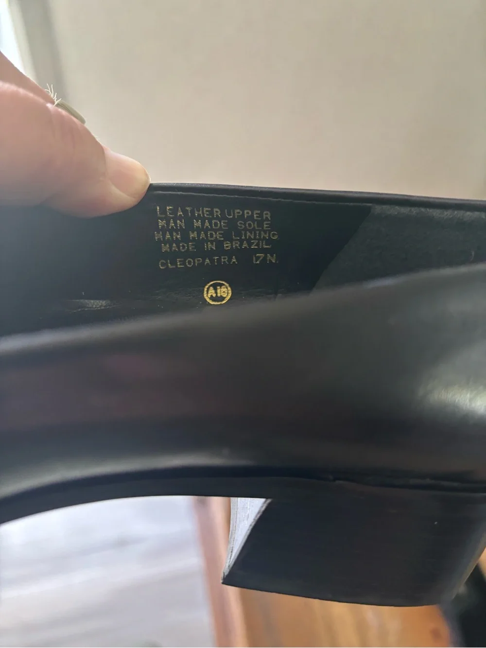 Black Leather Women’s Slip-On Loafers